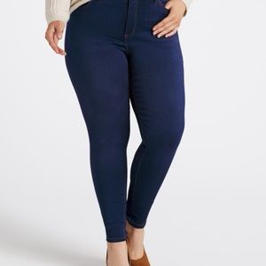 High rise skinny ankle jean